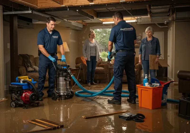 Basement Water Extraction and Removal Techniques process in Blacklick Estates, OH